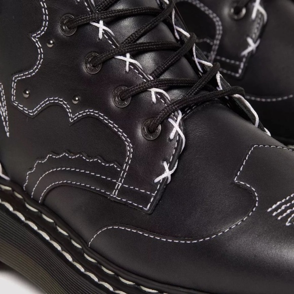 Dr. Martens Men\'s Jadon Hi LIMITED EDITION x Gothic Americana Black Wanama RARE! main image 7